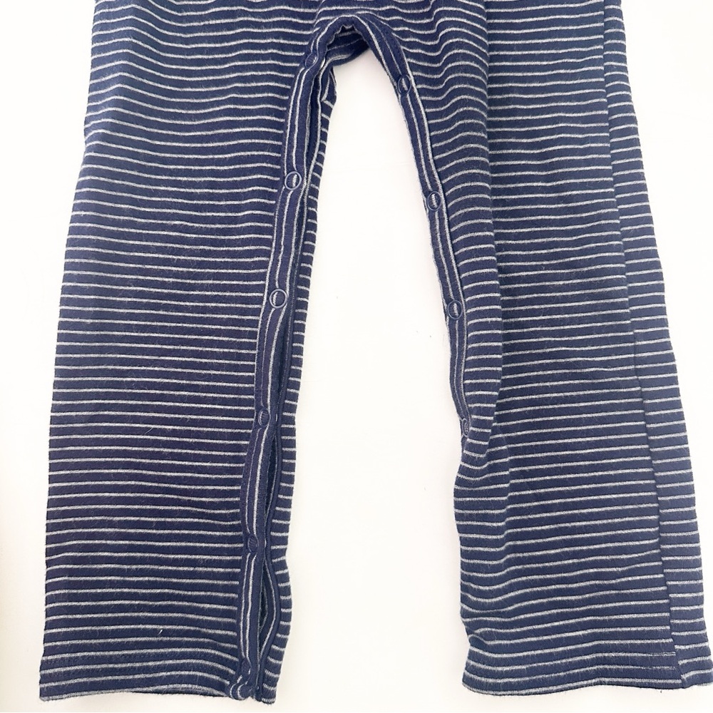 Little Sleepies Play Classic Navy Stripes Romper 2T - Picture 5 of 6